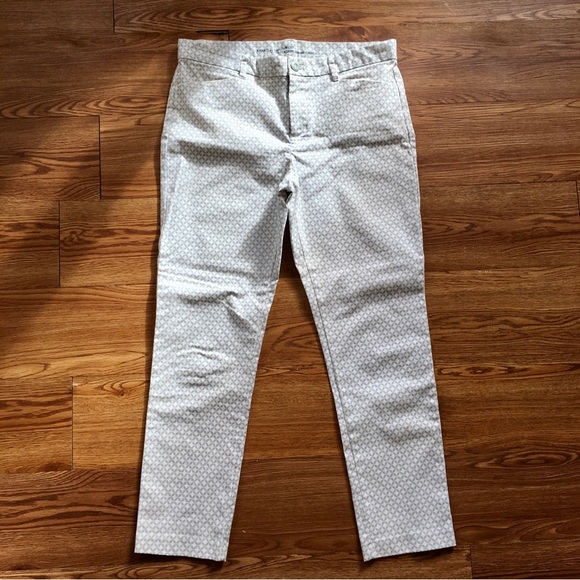 Khakis by GAP Slim City Gray and White Pattern - Picture 2 of 6
